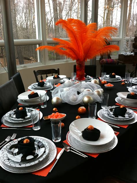 Signature Events By Barbie Black Party Decorations Orange Birthday
