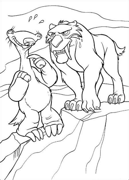 Ice Age 4 Coloring Pages For Kids >> Disney Coloring Pages