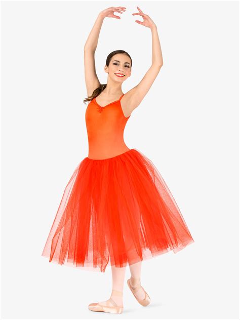 Womens Romantic Length 3 Layer Ballet Tutu Dress Dresses Natalie