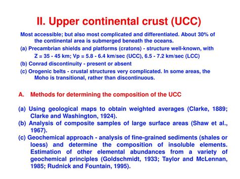 Ppt Chapter 2 Composition Of The Continental Crust Powerpoint