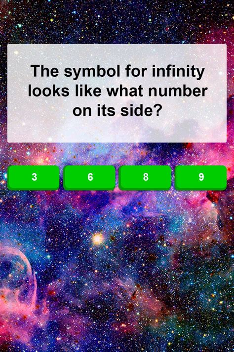 Check spelling or type a new query. The symbol for infinity looks like... | Trivia Answers ...