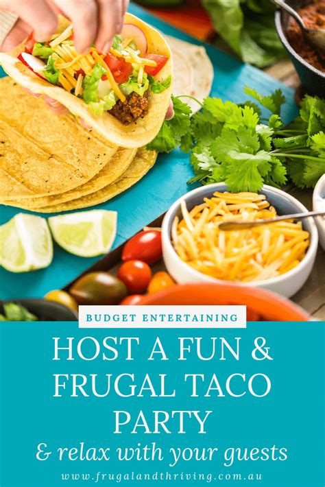 Apartment therapy) it's still home cooking month around here, and, to us, nothing embodies that phrase more than a small dinner party. Budget Entertaining: Host a Fun, Frugal Taco Party | Party ...
