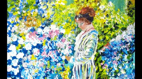 How To Paint An Impressionist Lady In A Garden A Step By Step Tutorial