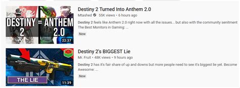 Youtube Algorithm can be funny sometimes. : destiny2