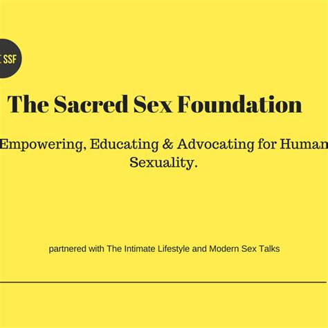 The Sacred Sex Foundation Vancouver Bc