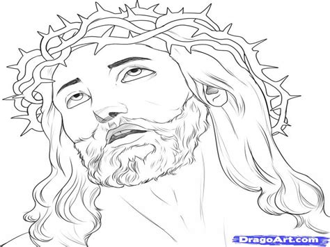 Jesus Drawing At Getdrawings Free Download