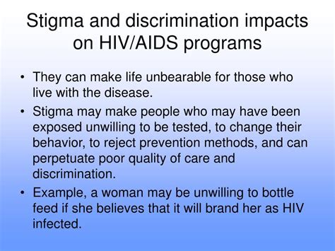 Ppt Stigma And Discrimination In Caring For Hivaids Patients