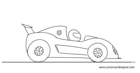 Some can be about more mechanical things, like buildings or transportation, or more specifically. How To Draw A Cartoon Race Car | Car drawing kids, Cartoon ...