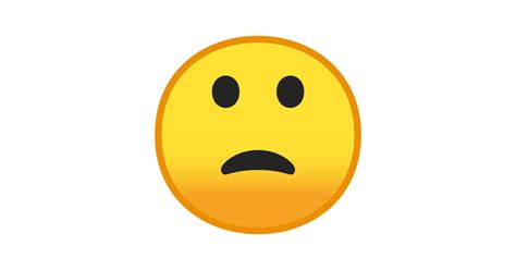 🙁 Visage Légèrement Mécontent Emoji