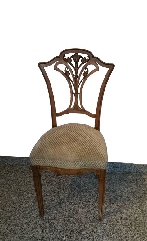 Den stuhl im jugendstil erkennen sie sofort, er hat geschwungene linien und der bezug besteht in aller regel. Stühle : Jugendstil Stühle