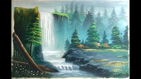 How To Draw A Beautiful Waterfall Scenery Welcome Back Visitors And