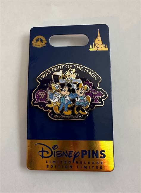 Disney 4 Parks 50th Mickey Friends I Was Part Of The Magic Limited Pin