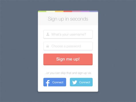 Sign Up Freebie By Dylan Opet On Dribbble