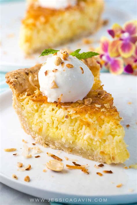 The bowl should be at least 5. Coconut Custard Pie Recipe - Jessica Gavin