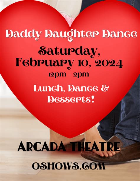 Annual Daddy Daughter Dance Arcada Theatre