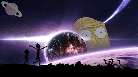 1920x1080 Resolution Rick And Morty In Outer Space 10