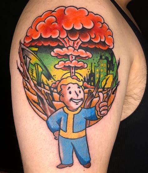 Fallout 4 Tattoo By Me Jake Rivera At The Burnt Tiger In Chicago Fo4