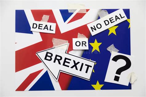 Brexit British Exit From The European Union No Deal Stock Photo