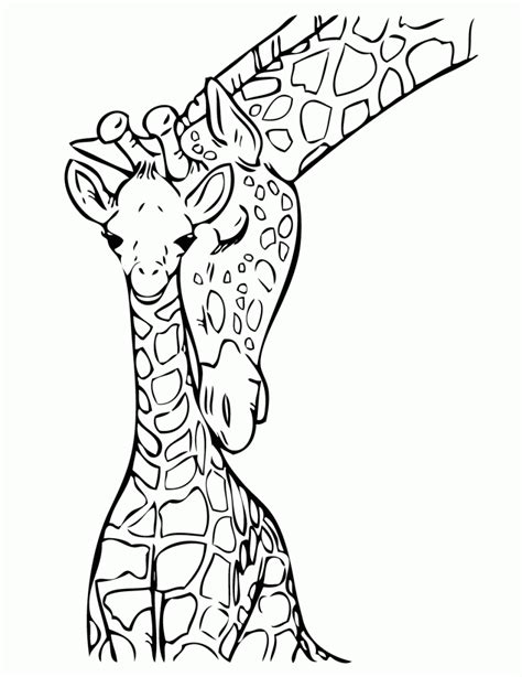 Coloriages à Imprimer Girafe Numéro 1ebaac70
