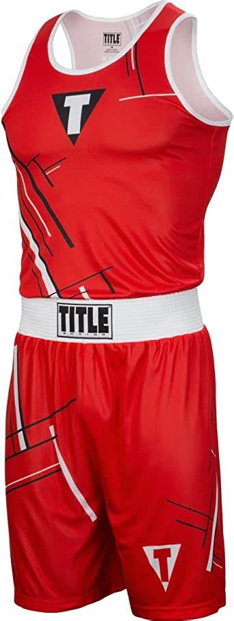 Title Aerovent Elite Amateur Boxing Set 11 Redwhite
