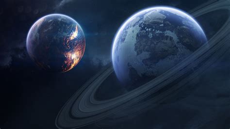 Download 1920x1080 Wallpaper Saturn Space Planet Of