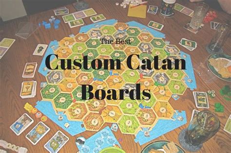Best Custom Settlers Of Catan Game Boards Hexagamers Catan Board