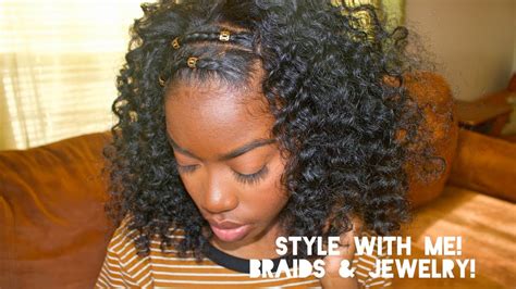 But the pretty accessories are definitely booming in popularity right now. Natural Hair - Style With Me! (Braids & Jewelry) - YouTube