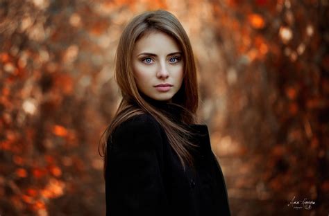 Nataly By Ann Nevreva Px Autumn Photography Portrait Autumn