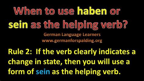 Use The Verb Sein To Describe A Sitution Miahancefriedman