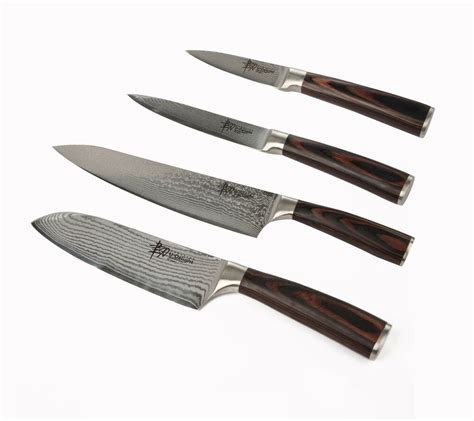 knife knives japanese damascus chef steel kitchen stainless