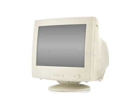 Old Computer Monitor Stock Image Image Of Glass Demolishing 39015823