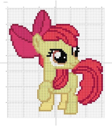 My Babe Pony Pixel Art Grid