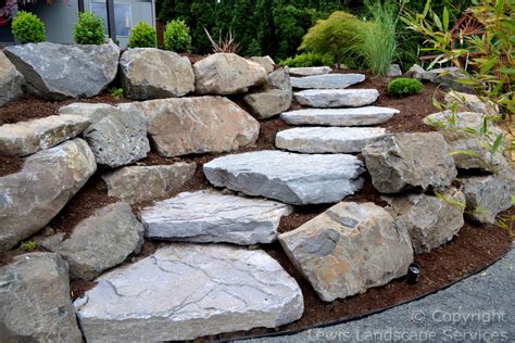 Lewis Landscape Services Custom Rock Work And Slabs Gallery