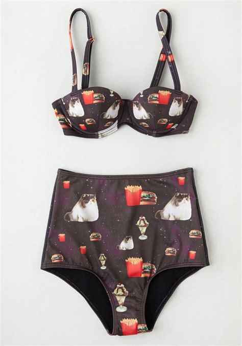 Astronomy Oh My Swimsuit Bottom Mod Retro Vintage Bathing Suits