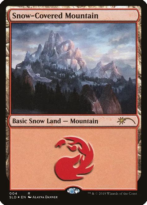 Snow Covered Mountain Basic Snow Land — Mountain Secret Lair Drop