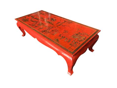 Chinese Red Lacquer & Gilt Low Coffee Table in 2020 | Coffee table, Low coffee table, Red lacquer