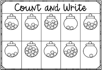 #writing #on a scale of one to ten #how hard do you think they oughta be punched #otp: Count and Write - Numbers 1-10 by Ms K's Kreations | TpT