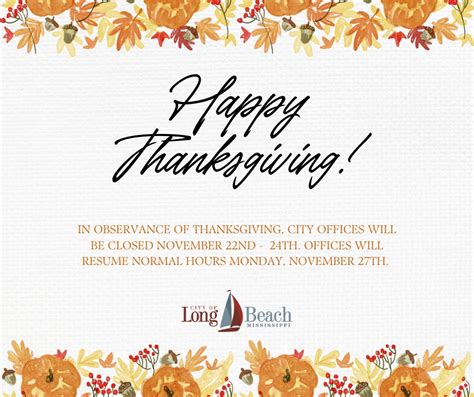 Happy Thanksgiving City Of Long Beach Mayors Office