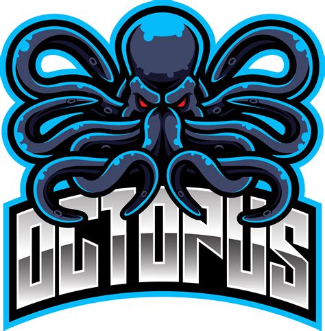 Octopus Sport Mascot Logo Design By Visink Thehungryjpeg Hot Sex Picture