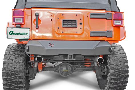 Hyline Offroad 400200140 Canyon Stubby Rear Bumper For 07 18 Jeep