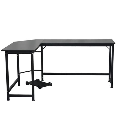 Ktaxon L Shaped Computer Desk Workstation Table Corner Table Pc Latop