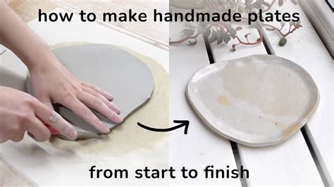 Easy Handmade Plate Tutorial How To Make Plates At Home Youtube