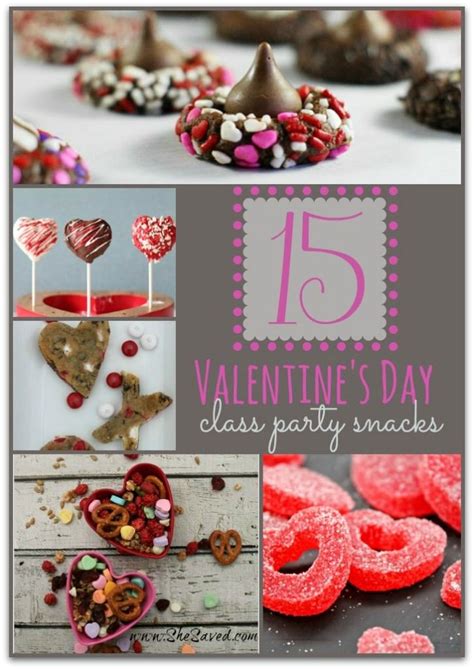 15 Valentines Day Class Party Snacks Shesaved Homemade Valentines