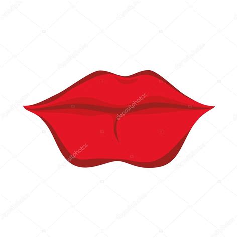 Mouth Kiss Lips Icon Vector Graphic Stock Vector Image By ©yupiramos