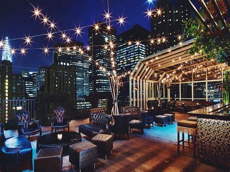 Nomad (arlo roof top) bar in midtown, nyc | arlo nomad hotel. Top 10 rooftop bars in New York | America travel inspiration