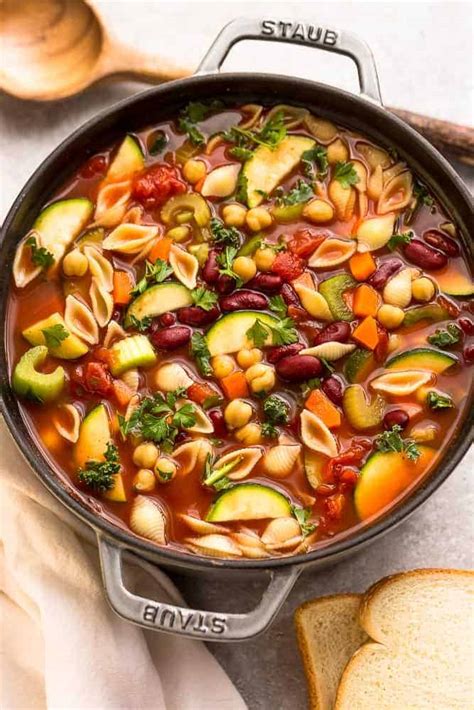 Easy Minestrone Soup Life Made Sweeter Vegan Gluten Free