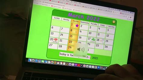 Starfall Calendar First Day Of March 2022 Youtube