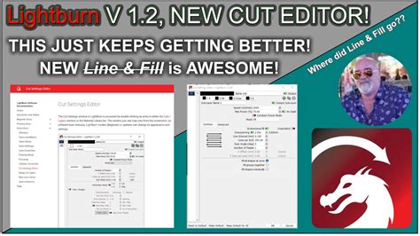 The New Lightburn Software Cut Settings Editor Youtube