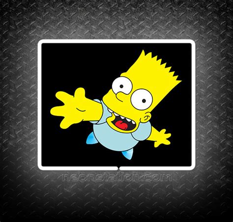 Bart Simpson 3d Neon Sign For Sale Neonstation