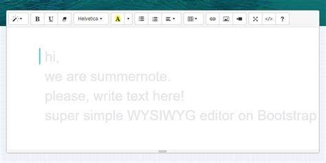 Summernote Simple Wysiwyg Editor Bypeople